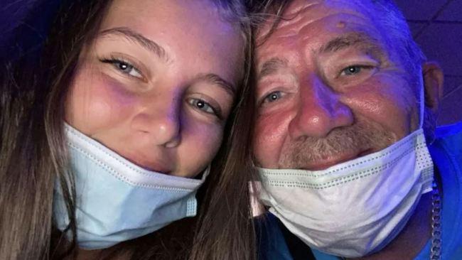 Kyla's dad Mark Blight said he cried like a baby watching his daughter suffer through her ordeal. Picture: Kennedy News and Media