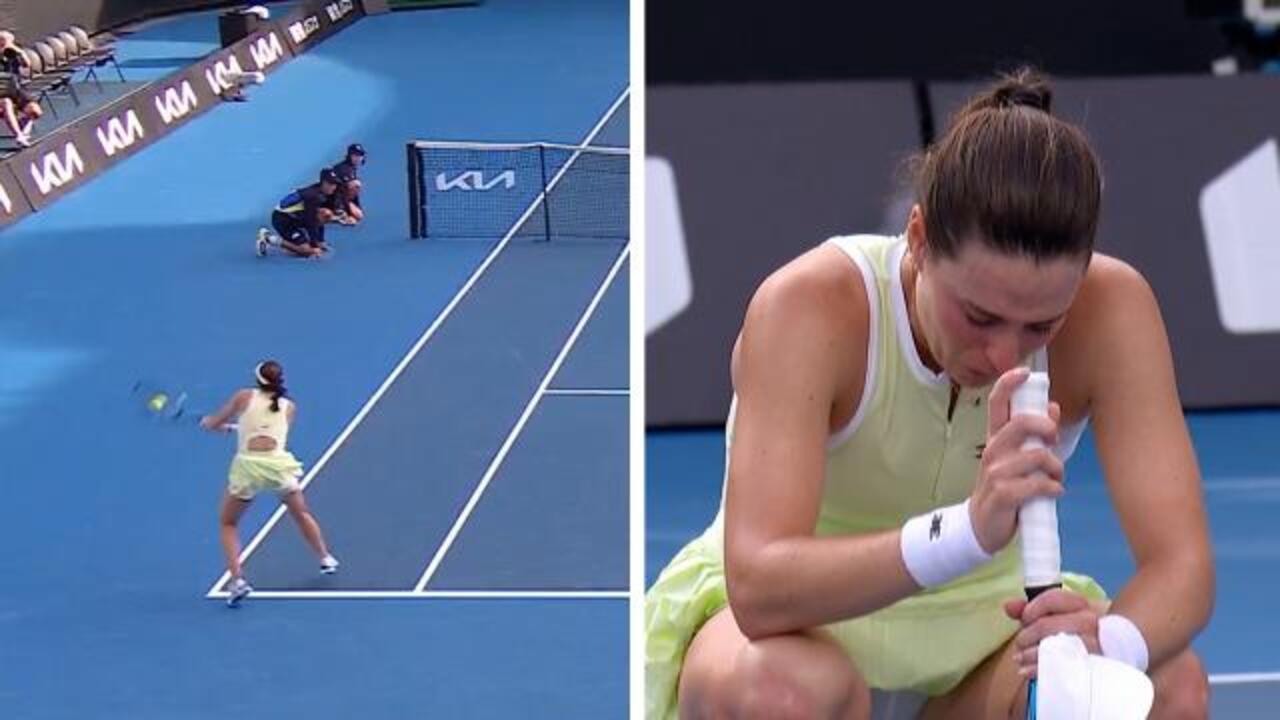 Emotional Birrell books Aus Open spot!