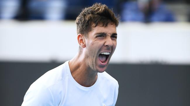 Thanasi Kokkinakis keeps racking up wins in his hometown Adelaide. Picture: Getty Images