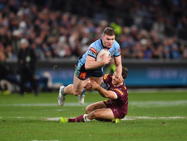 Liam artin in action for the Blues during Origin 1. Picture: NRL Images