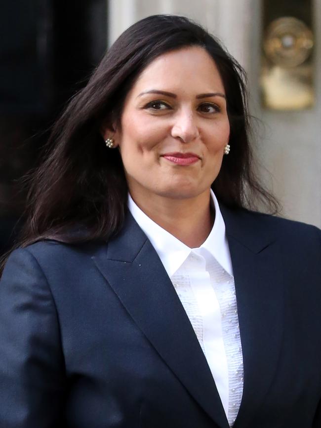 Britain’s Secretary of State for the Home Department, Priti Patel. Picture: AFP