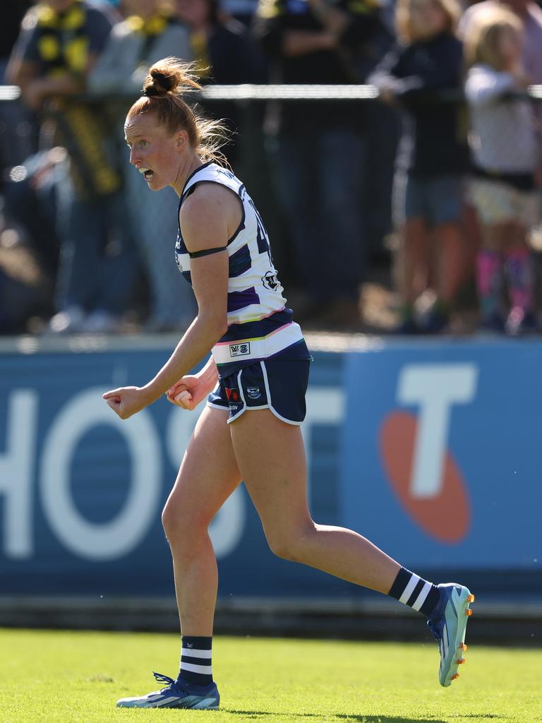 Aishling Moloney celebrates her goal in the third term. Picture: Robert Cianflone/Getty Images