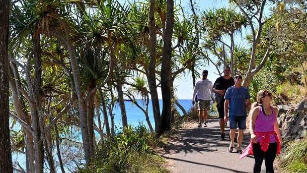 The Environment Department is trying to keep people on track in Noosa National Park to help protect its natural values.