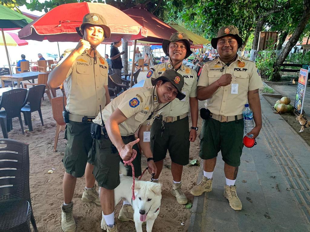 Tourism police are conducting on the spot checks. Picture: Instagram/bali.info.official