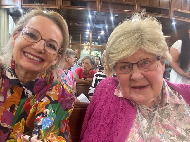 Sussan Ley with her mum Angela Braybrooks. Picture: Supplied,