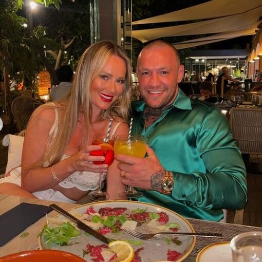 McGregor and Devlin celebrating her birthday a few months ago. Picture: Instagram