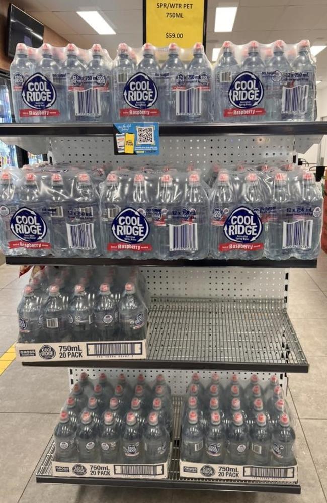 Allegations circulating on social media that a local Night Owl had allegedly pushed up the price of bottled water were false, according to a Night Owl spokeswoman. Picture: Facebook