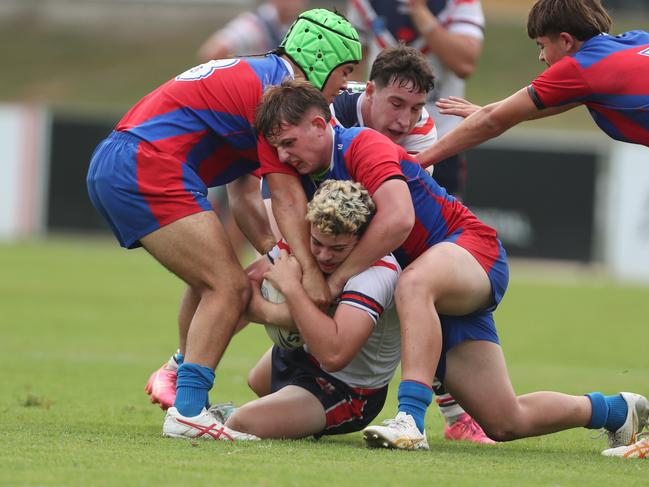 Roosters Karen Cashin SLE Andrew Johns Cup Newcastle Knights v Central Coast Roosters at Cessnock Sportsground Saturday 2nd March 2024.pic Sue Graham