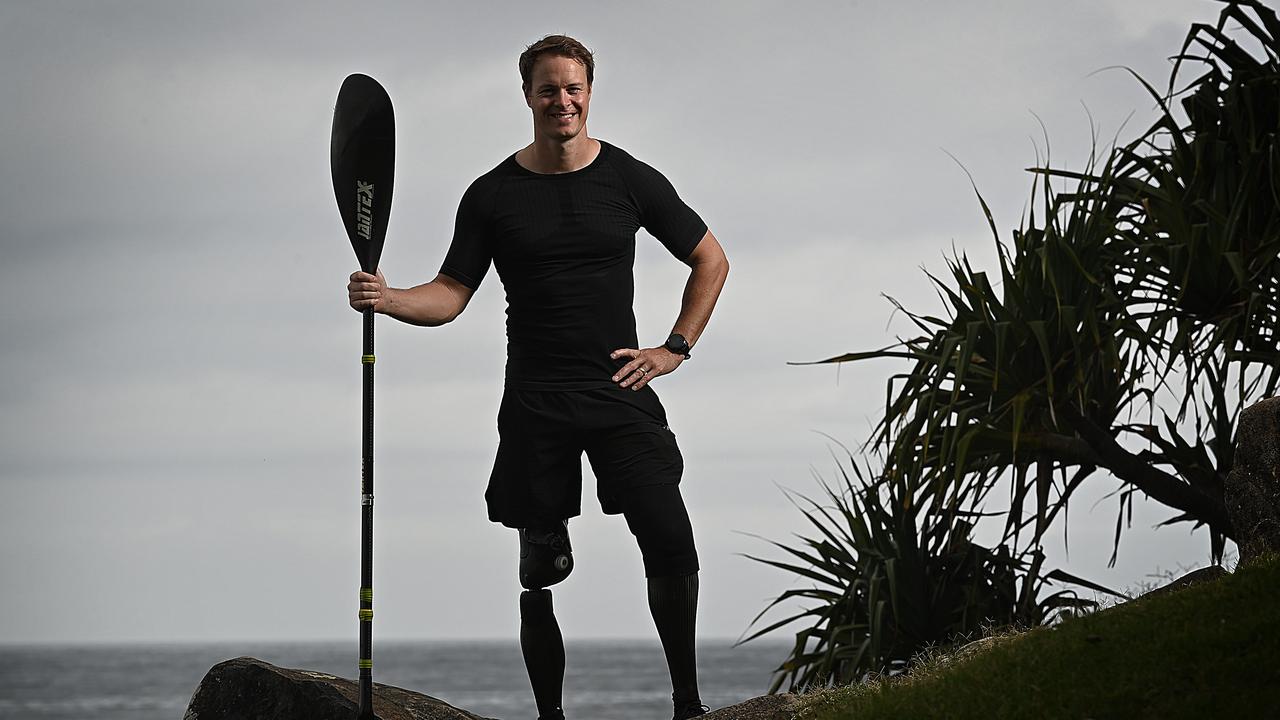 Veteran and Paralympian Curtis McGrath. Picture: Lyndon Mechielsen/The Australian