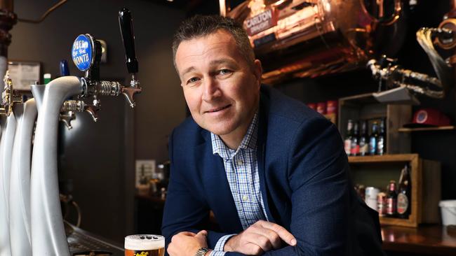 Carlton United Breweries (CUB) CEO Peter Filipovic at their brewhouse in Abbotsford. Picture: Aaron Francis/The Australian