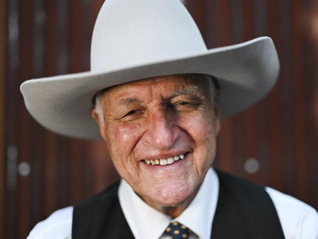 Bob Katter could be in a position to trade his akubra for a crown. Picture: Martin Ollman