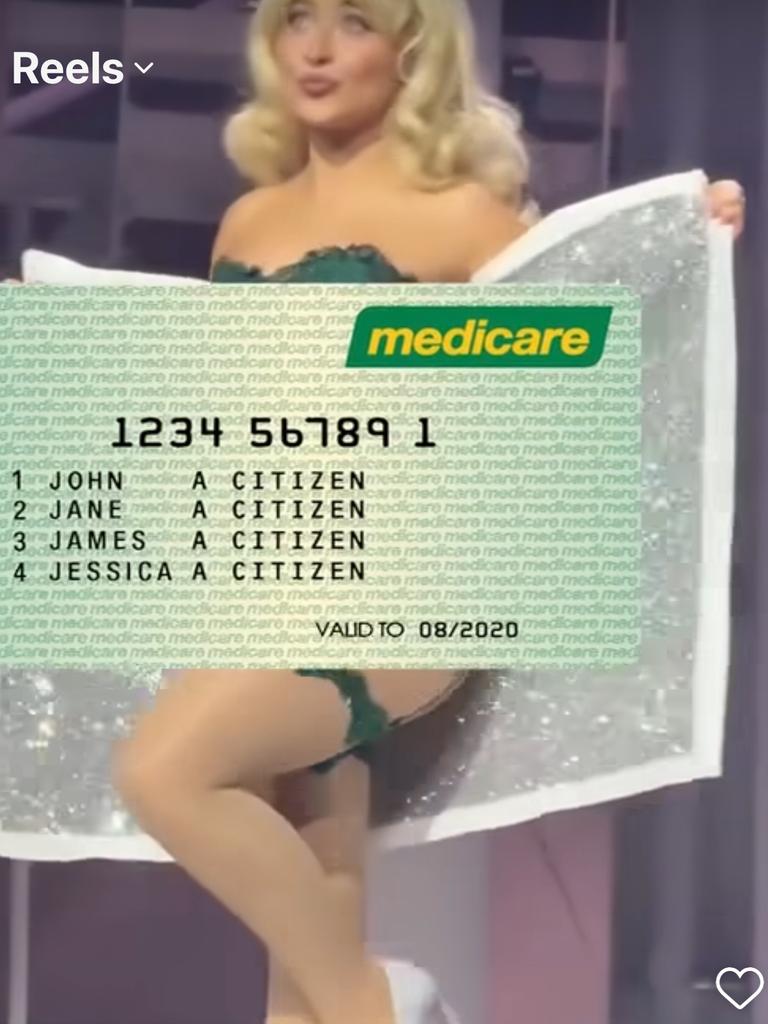Labor’s take on pop star Sabrina Carpenter’s famous bath towel reveal. Picture: Instagram