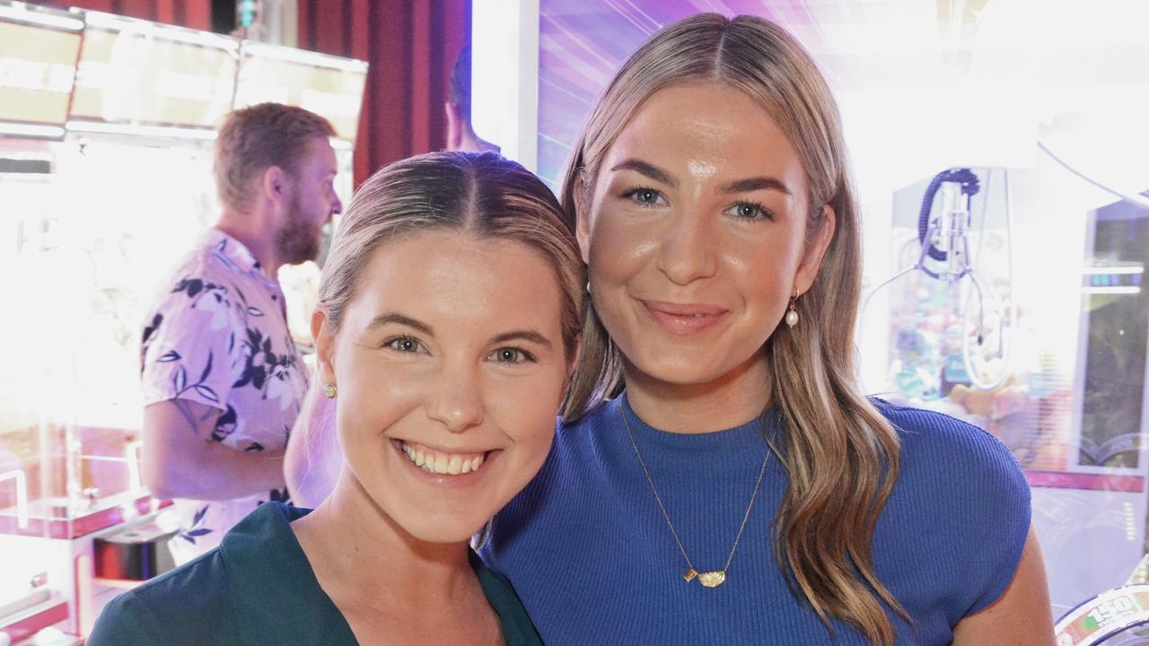 Isabel Quinlan and Yasmin Bonnell at the opening of Hijinx Hotel, Surfers Paradise. Pic: Regina King