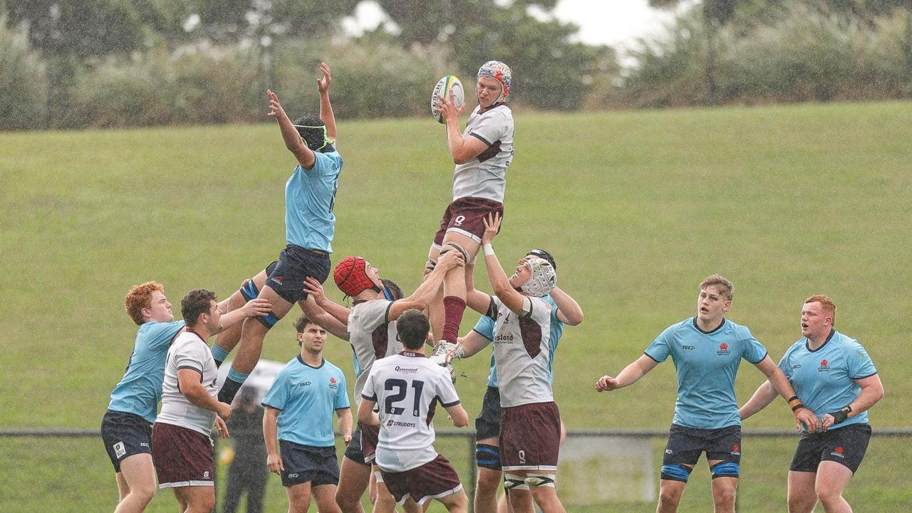 Action from the final day of the 2024 Australian Schools Rugby Championships. Picture: Rachel Wright/Anthony Edgar.