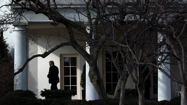 Donald Trump at the White House. Pic: AFP