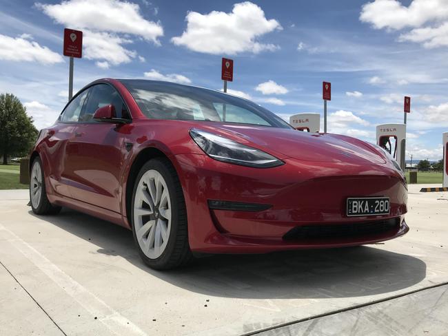 Tesla Model 3 Long Range. Picture: Supplied