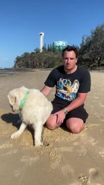 Mountain Creek local Nick Green discusses off-leash dog ban at Point Cartwright