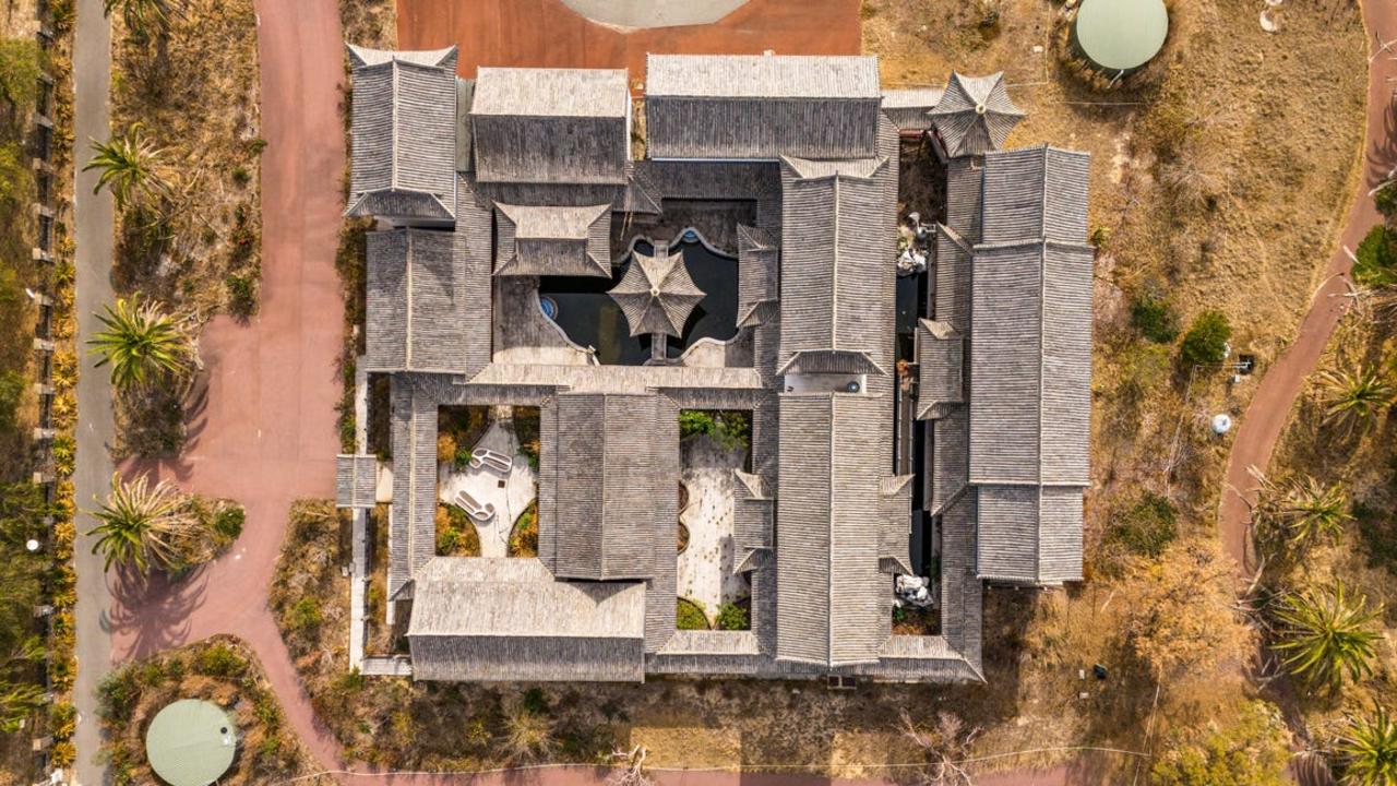The mansions feature traditional Chinese architecture on a 4.5-hectare estate designed according to Feng Shui principles. Picture: Realestate.com.au