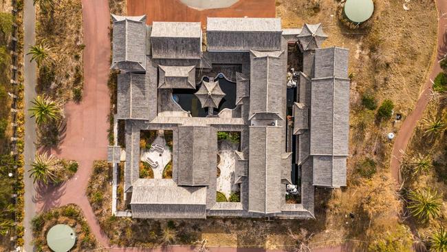 The mansions feature traditional Chinese architecture on a 4.5-hectare estate designed according to Feng Shui principles. Picture: Realestate.com.au