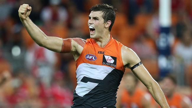 Phil Davis ensures genuine competitiveness, more leadership and organisation in the GWS Giants backline. Picture: Phil Hillyard