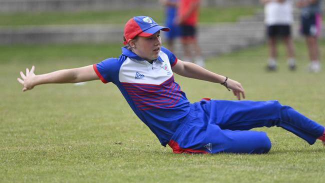 Tilda Pola in action for Newcastle. Picture: Martin Ollman