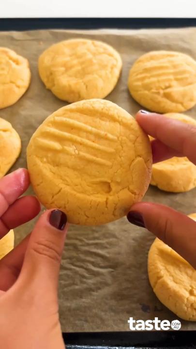 Custard powder biscuits