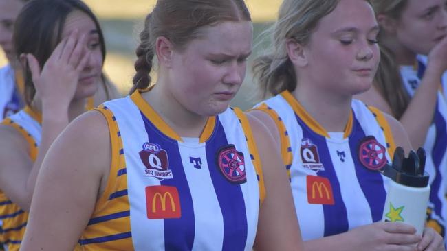 Players from the combined Mt Gravatt and Jindalee under 17 girls.