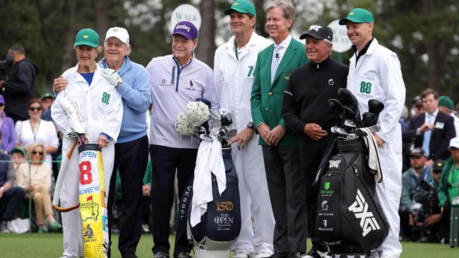 The Honorary Starters at Augusta National. Picture: Picture: AFP