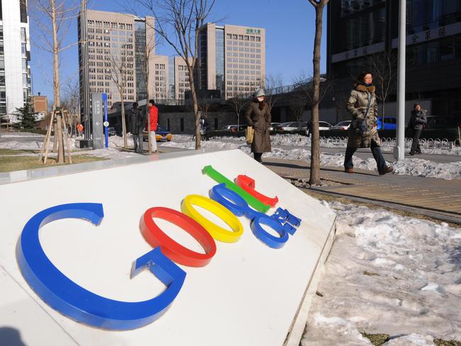 Google’s headquarters in Beijing in 2010 before cooperation between the internet giant and the Chinese government collapsed.