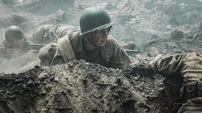 Andrew Garfield in Hacksaw Ridge.