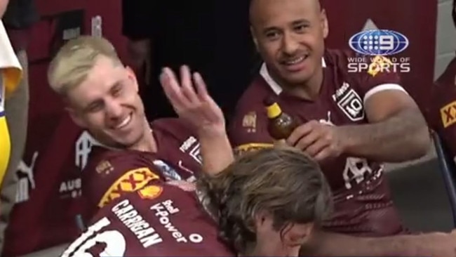 Cameron Munster had no dramas sipping water as his teammates celebrated with beers.