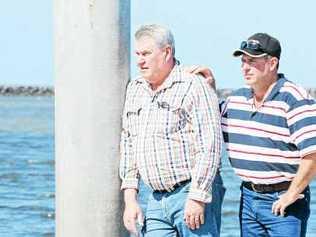 Rod and Wade Clein remember their son and brother, Rodney Clein, who went missing at sea a year ago. . Picture: Max Fleet