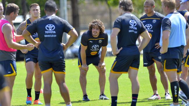 The NQ Cowboys pre-season training at the Townsville Sports Reserve. Jake Granville. Picture: Wesley Monts