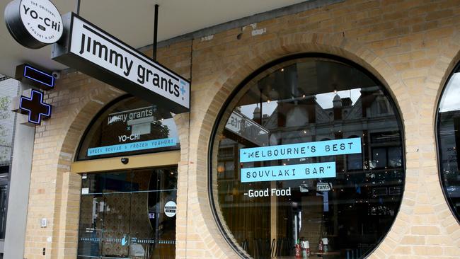 One of the Jimmy Grants restaurants in the Melbourne suburb of Richmond. Picture: David Geraghty/The Australian.