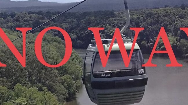 A petition launched on Change.org against the cableway.