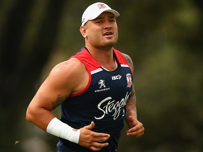 The Roosters will again be a threat in 2016. Roosters hard man Jared Waerea-Hargreaves.