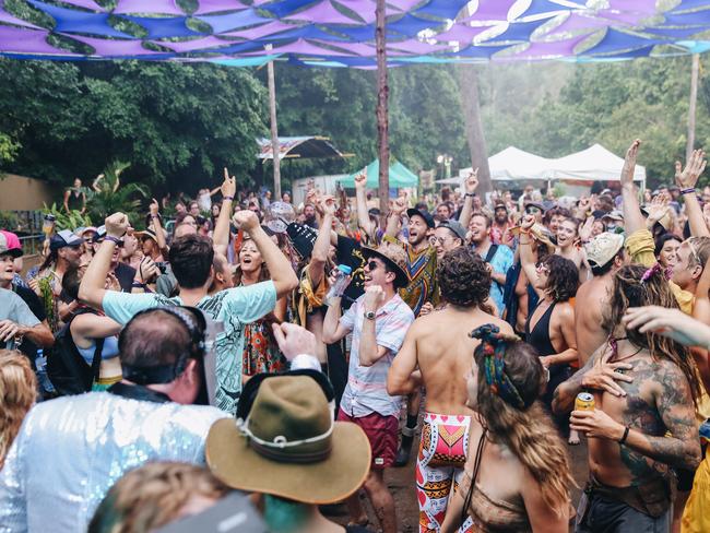 It's a party at the Jungle Love Festival.