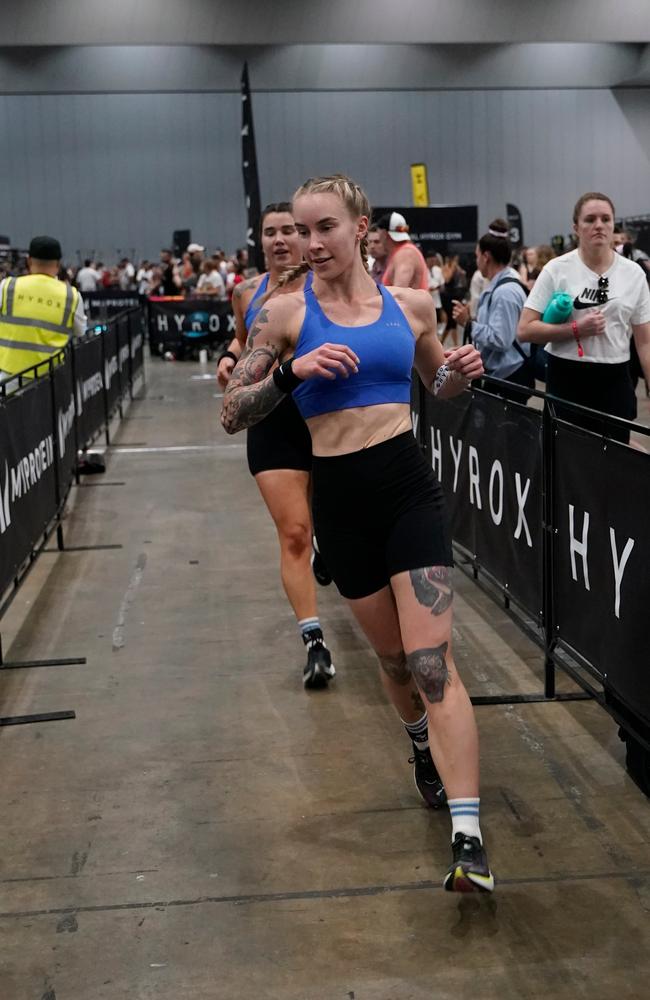 10000 athletes put their fitness to the test in a massive Hyrox competition this weekend (14-15 Dec) at Melbourne Exhibition and Convention Centre. Picture Valeriu Campan