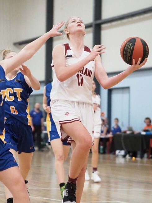 Gold Coast basketball junior Jess Petrie. Picture: SUPPLIED