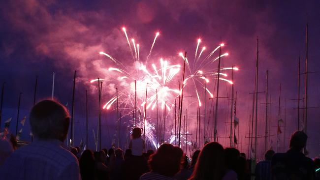 Hobart’s waterfront will again be lit up tonight.