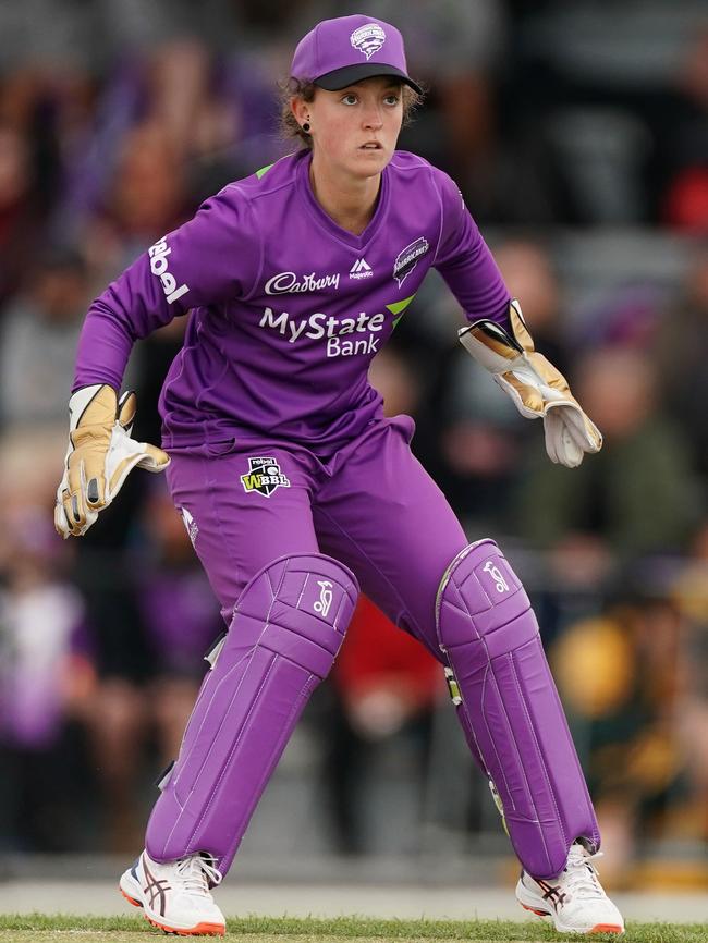 Emily Smith during her time at the Hobart Hurricanes.