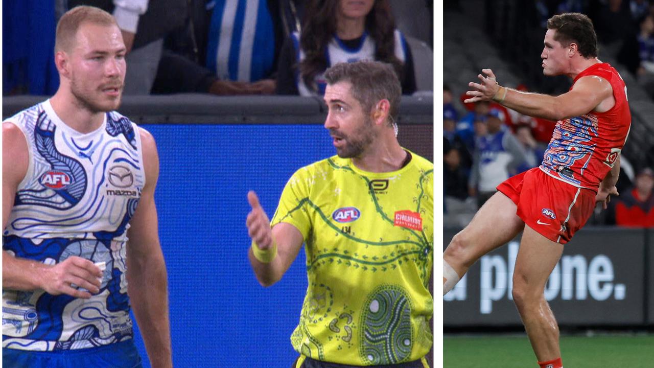 North Melbourne and Sydney game had a bizarre finish.