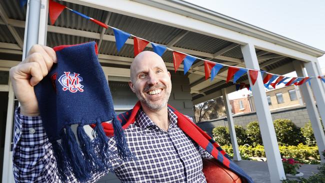 Jim Styne’s brother Brian Stynes says Jim would be immensely proud if the Demons win the flag. Picture: Alex Coppel.