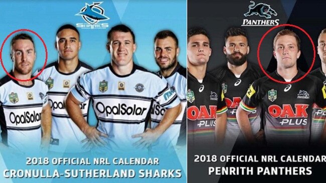 The Sharks and Panthers swapped James Maloney and Matt Moylan... Pity the printers didn't get the memo.