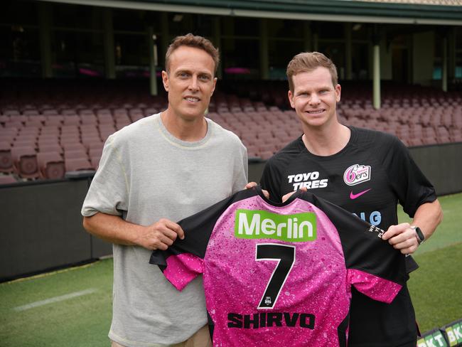 Matt Shirvington has been announced as the No.1 ticket holder for the Sydney Sixers.