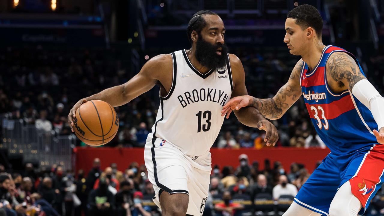 James Harden is a key piece of the puzzle for Brooklyn. Photo: Scott Taetsch/Getty Images/AFP