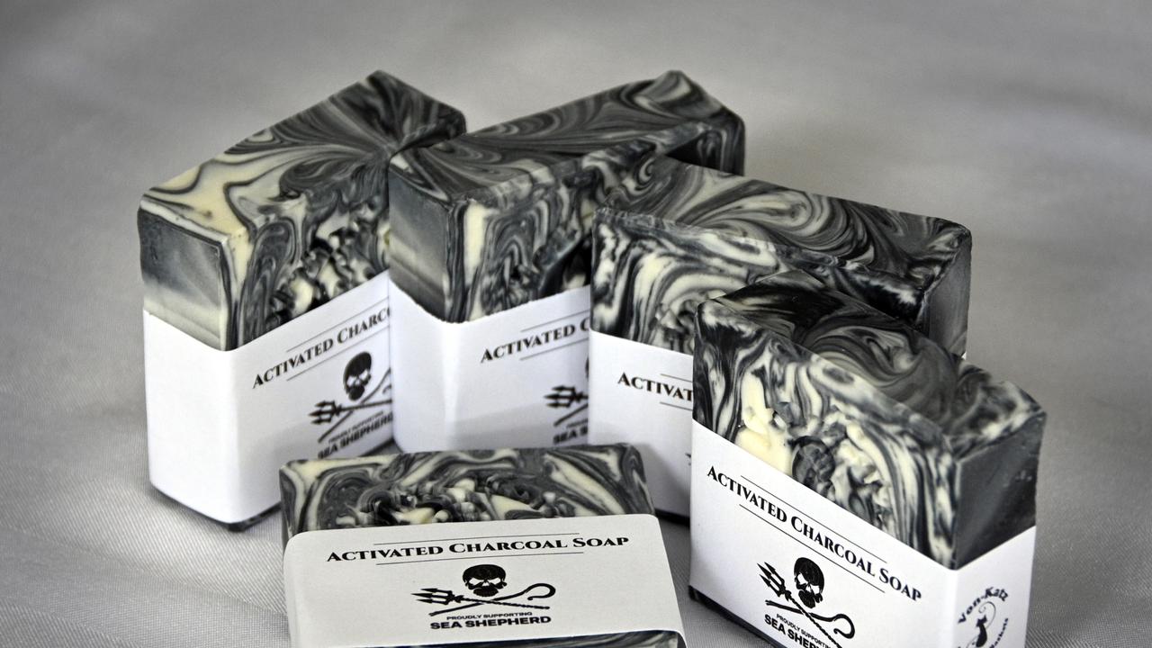 Von-Katz soap created these soaps for Sea Shepherd.