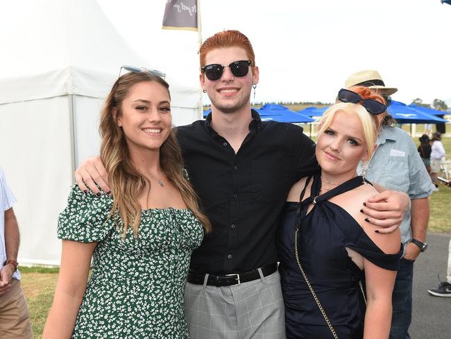 Yarra Valley Cup 2024. Jessie Delrivo, Matt Blake and Jess Wylson. Picture: David Smith