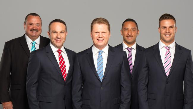 NRL Footy Show panel (from left) Darryl Brohman, Michael Slater, Paul Vautin, Benji Marshall and Beau Ryan is no longer a team, with Vautin and Brohman gone.