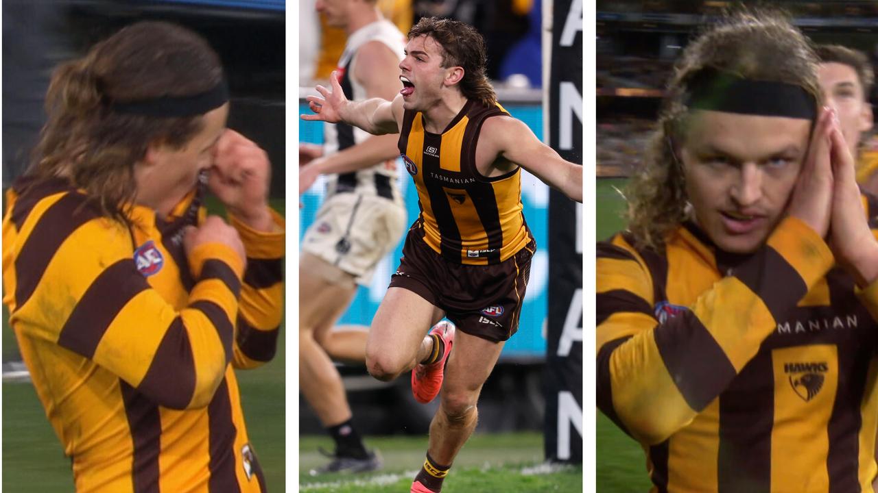 Jack Ginnivan and Nick Watson starred for Hawthorn.